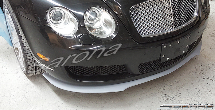 Custom Bentley Flying Spur  Sedan Front Add-on Lip (2005 - 2008) - $790.00 (Part #BT-021-FA)